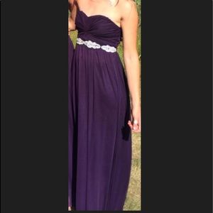 Plum gown